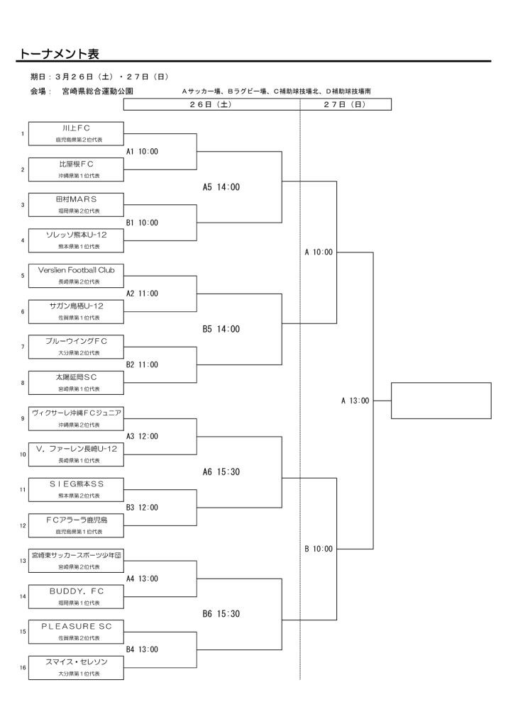 thumbnail of U-11九州大会組合せ